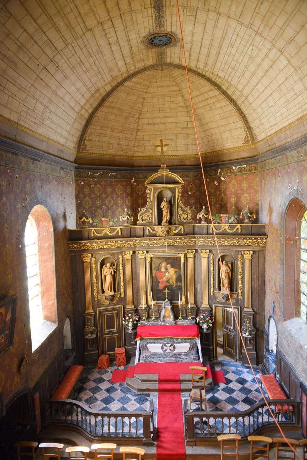 Goven (Ille-et-Vilaine) - Chapelle du château de Blossac