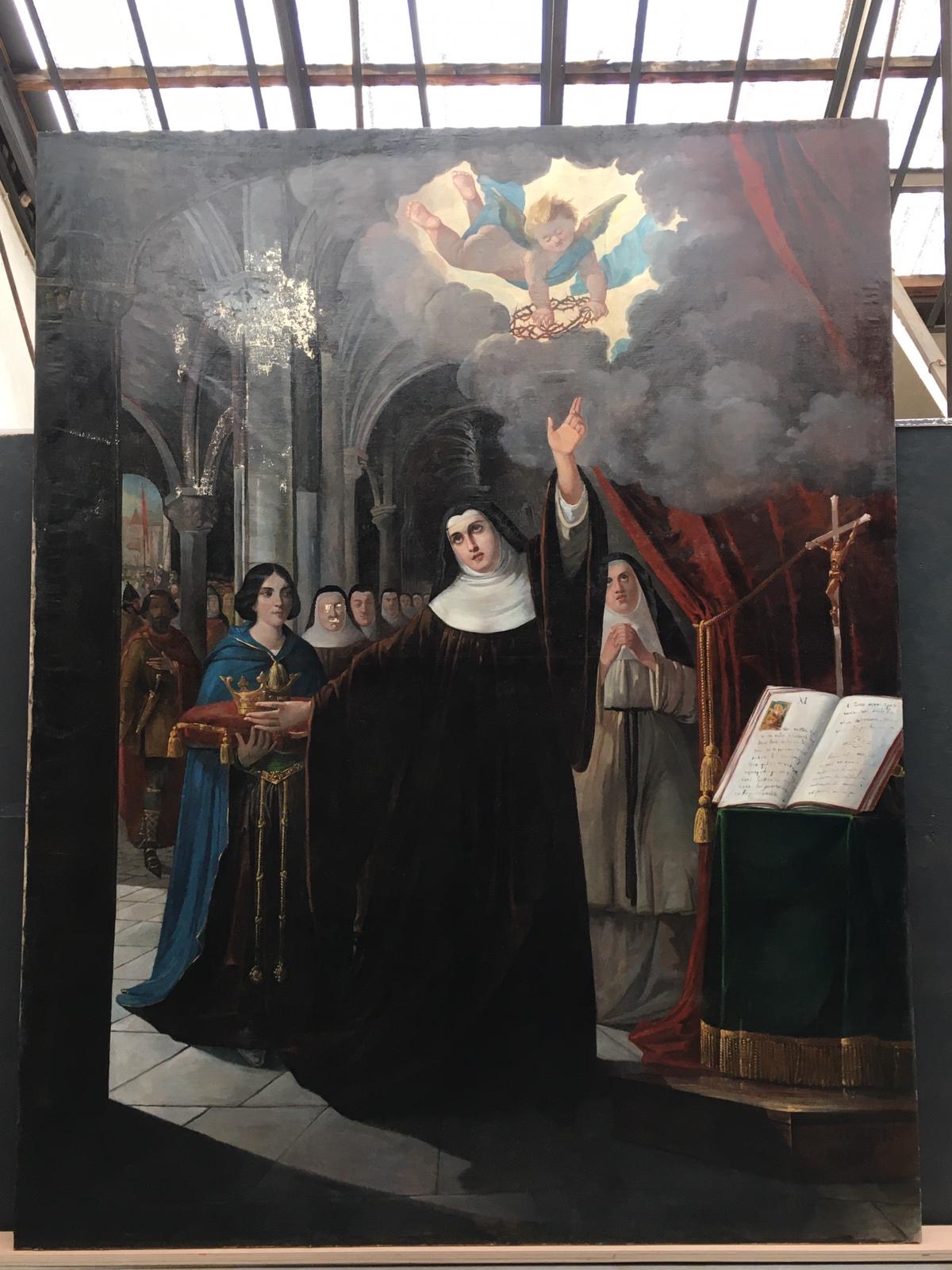 Couhé (86) La vocation de sainte Radegonde - Le Plus Grand Musée de France - La Sauvegarde de l'Art Français