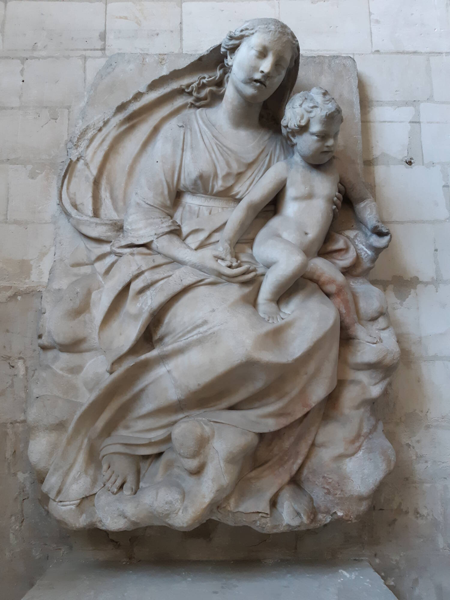 Saint-Omer (62) - Haut relief de la Vierge - Le Plus Grand Musée de France - La Sauvegarde de l'Art Français