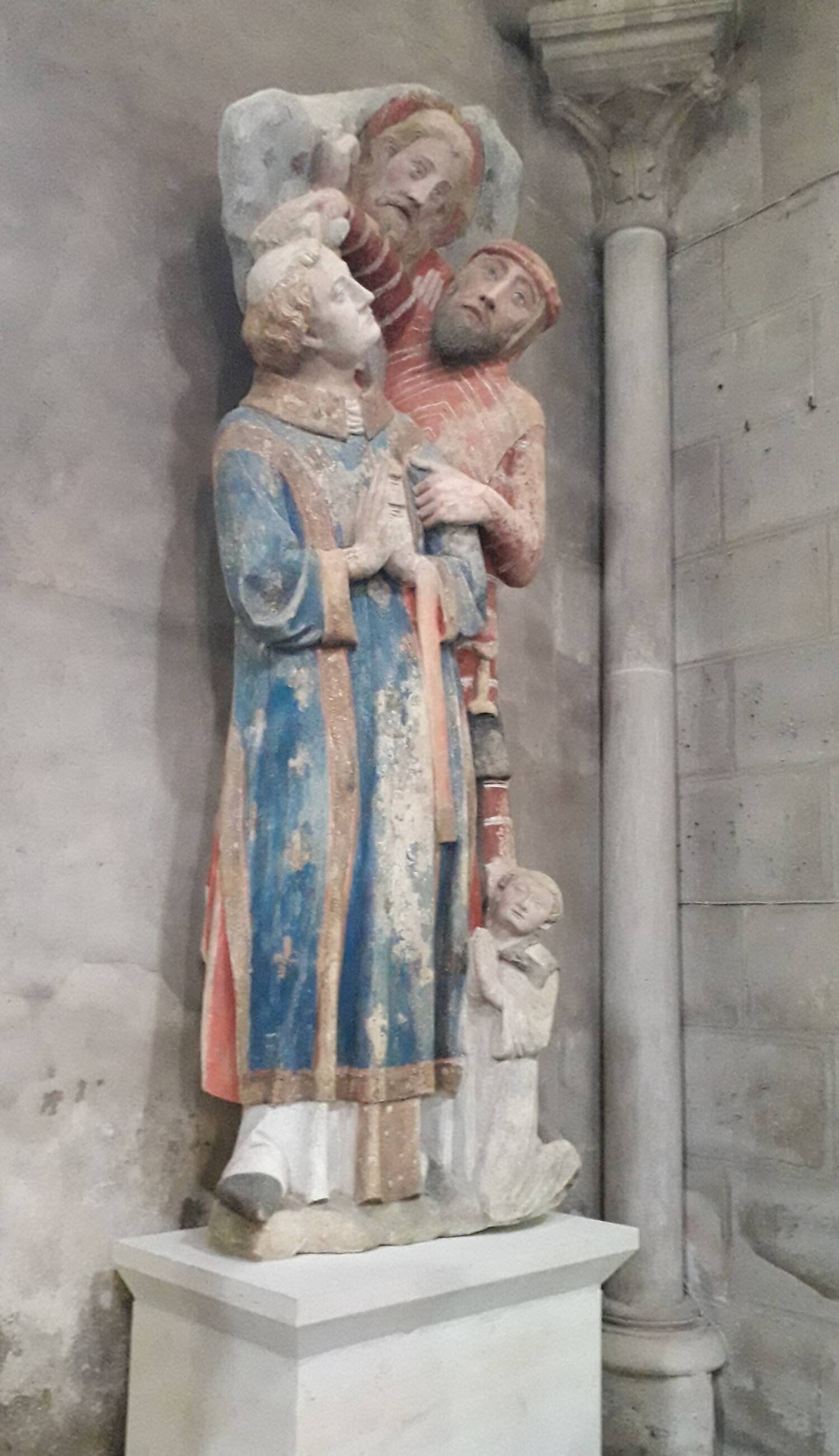 Mareil-Marly (78) - Groupes de statues et lapidation de Saint-Etienne - Fondation pour la Sauvegarde de l'Art français - Plus Grand Musée de France