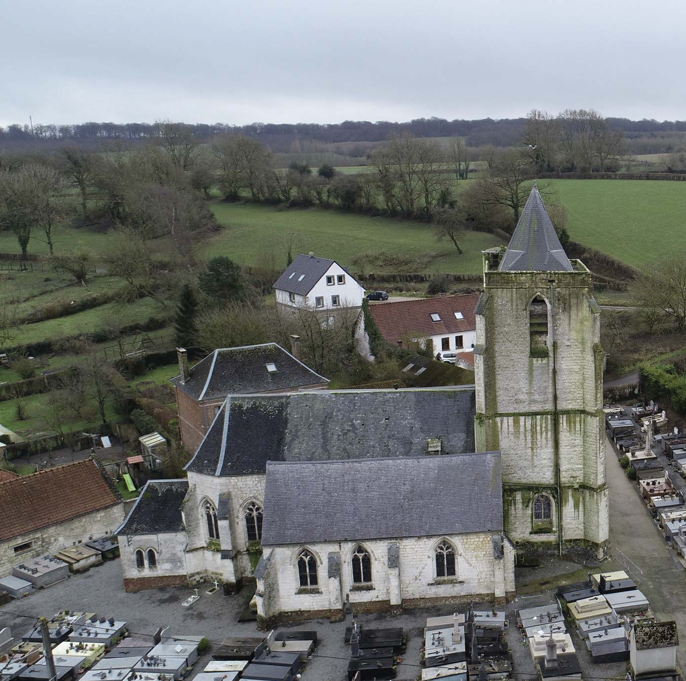 Acquin-Westbécourt (62) - Eglise Sainte-Pétronille La Sauvegarde de l'Art Français